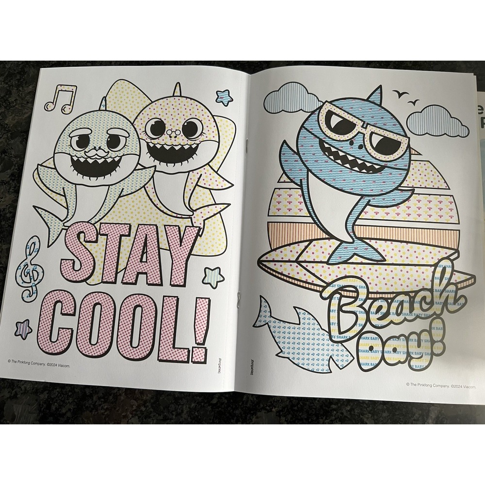 Painting Baby Sharks Water‎ Color Paint Bundle Arts And Crafts For Kids Ages 3+ - Picture 2 of 4